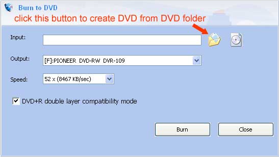 clone DVD from folder with Any DVD Cloner