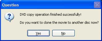 finish DVD burning process