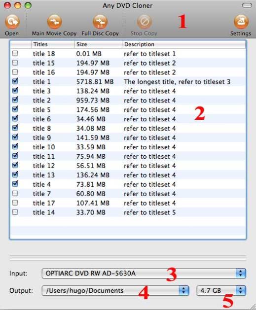 mac dvd cloner interface