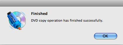 mac dvd copy finished